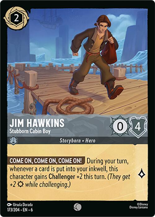 Jim Hawkins - Stubborn Cabin Boy (173/204) [Azurite Sea] | Eastridge Sports Cards & Games
