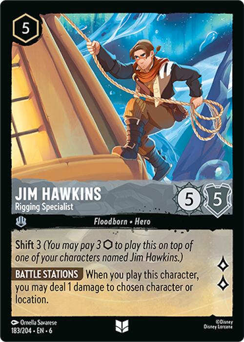 Jim Hawkins - Rigging Specialist (183/204) [Azurite Sea] | Eastridge Sports Cards & Games