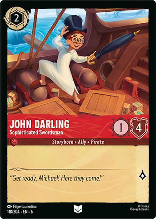 John Darling - Sophisticated Swordsman (118/204) [Azurite Sea] | Eastridge Sports Cards & Games