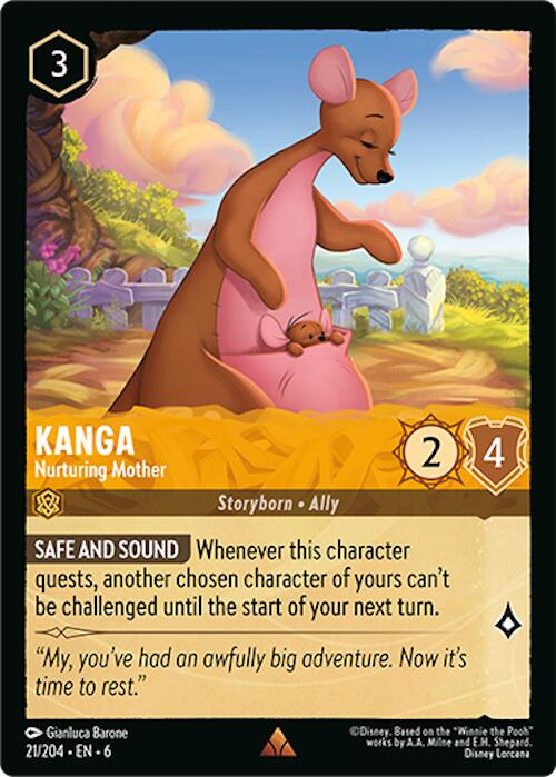 Kanga - Nurturing Mother (21/204) [Azurite Sea] | Eastridge Sports Cards & Games