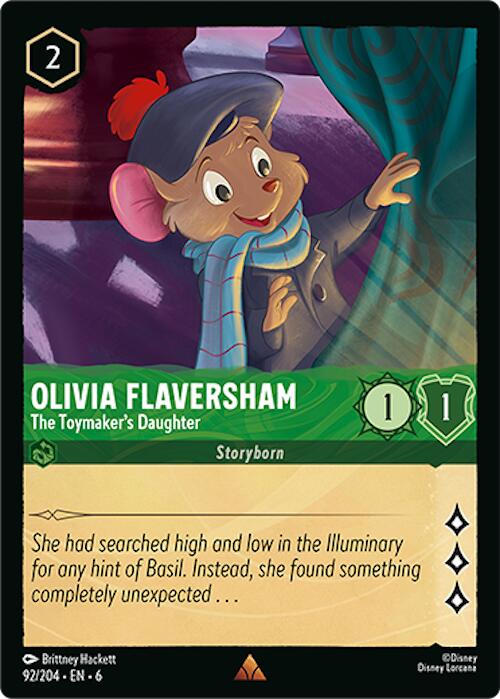 Olivia Flaversham - The Toymaker's Daughter (92/204) [Azurite Sea] | Eastridge Sports Cards & Games