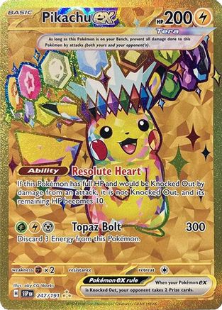 Pikachu ex (247/191) [Scarlet & Violet: Surging Sparks] | Eastridge Sports Cards & Games