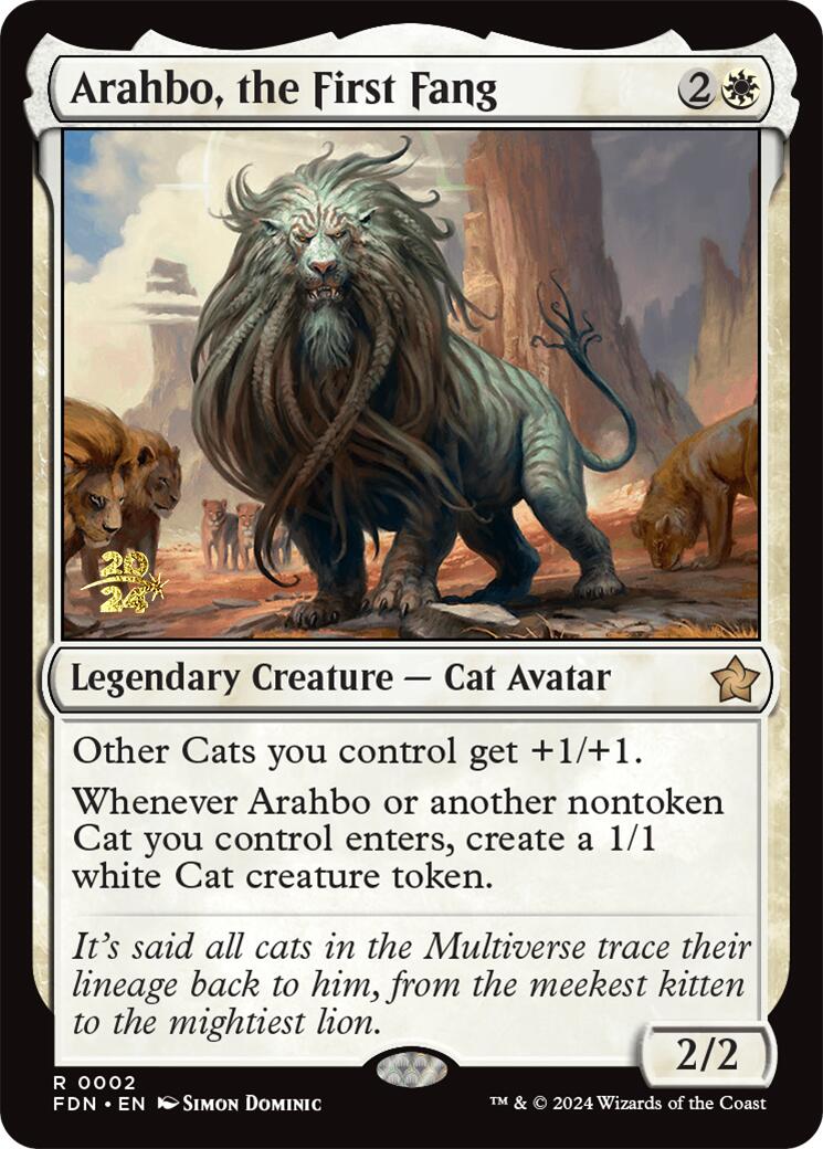 Arahbo, the First Fang [Foundations Prerelease Promos] | Eastridge Sports Cards & Games