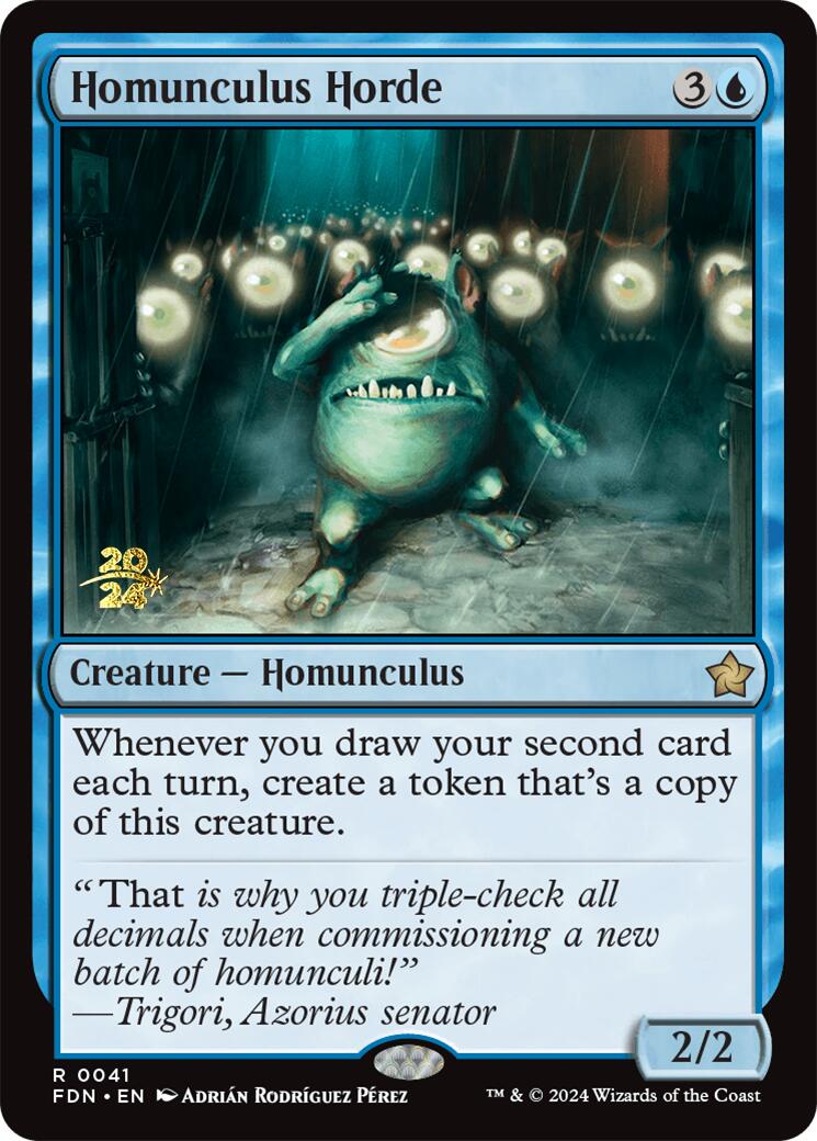 Homunculus Horde [Foundations Prerelease Promos] | Eastridge Sports Cards & Games