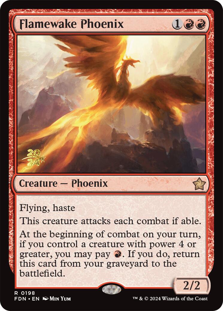 Flamewake Phoenix [Foundations Prerelease Promos] | Eastridge Sports Cards & Games