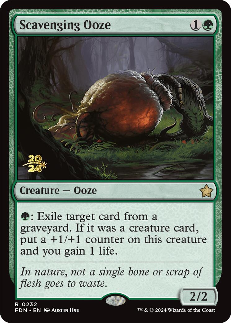 Scavenging Ooze [Foundations Prerelease Promos] | Eastridge Sports Cards & Games