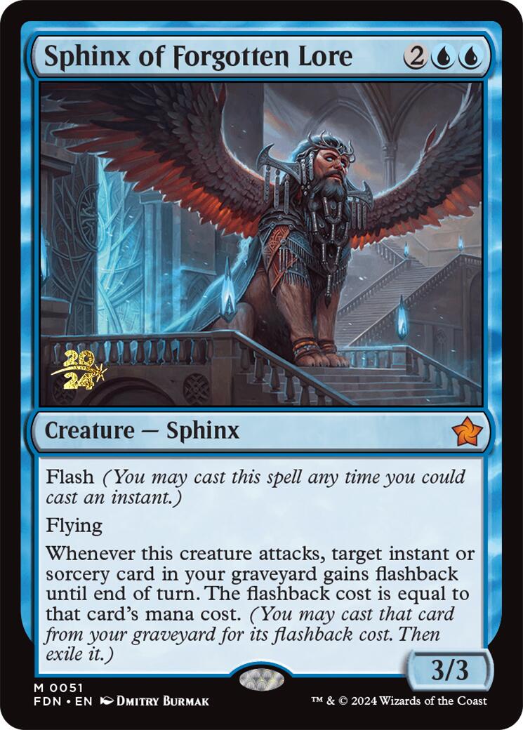 Sphinx of Forgotten Lore [Foundations Prerelease Promos] | Eastridge Sports Cards & Games