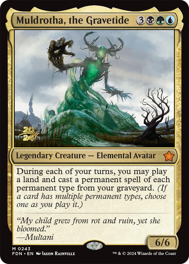 Muldrotha, the Gravetide [Foundations Prerelease Promos] | Eastridge Sports Cards & Games