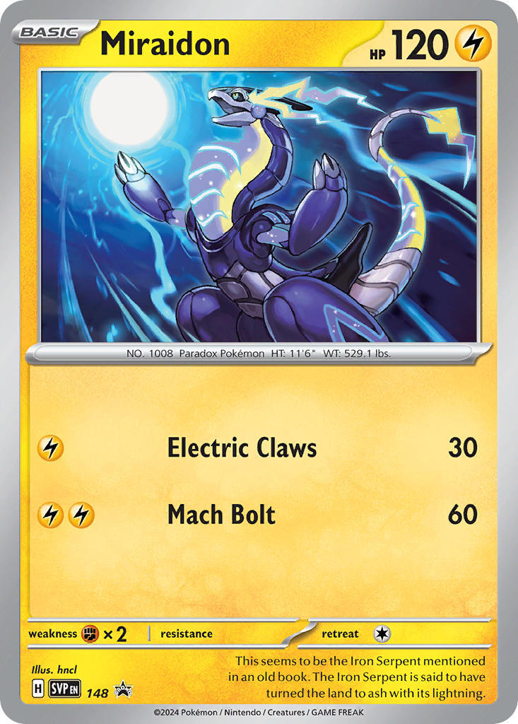 Miraidon (148) [Scarlet & Violet: Black Star Promos] | Eastridge Sports Cards & Games