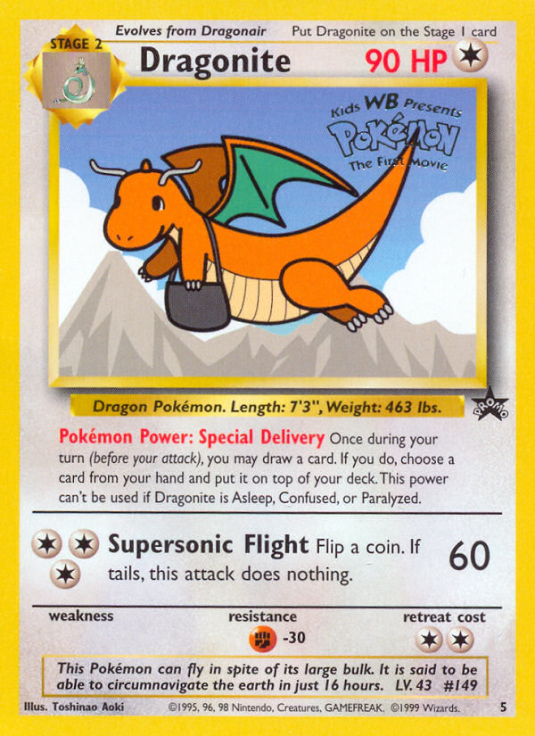 Dragonite (5) [Wizards of the Coast: Black Star Promos] | Eastridge Sports Cards & Games