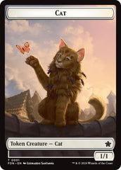 Spirit // Cat (0001) Doubled-Sided Token [Foundations Tokens] | Eastridge Sports Cards & Games