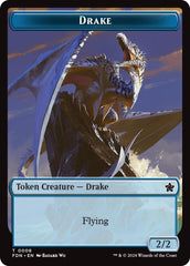 Drake // Goblin Doubled-Sided Token [Foundations Tokens] | Eastridge Sports Cards & Games