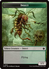 Goblin // Insect Doubled-Sided Token [Foundations Tokens] | Eastridge Sports Cards & Games