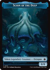 Scion of the Deep // Koma's Coil Doubled-Sided Token [Foundations Tokens] | Eastridge Sports Cards & Games