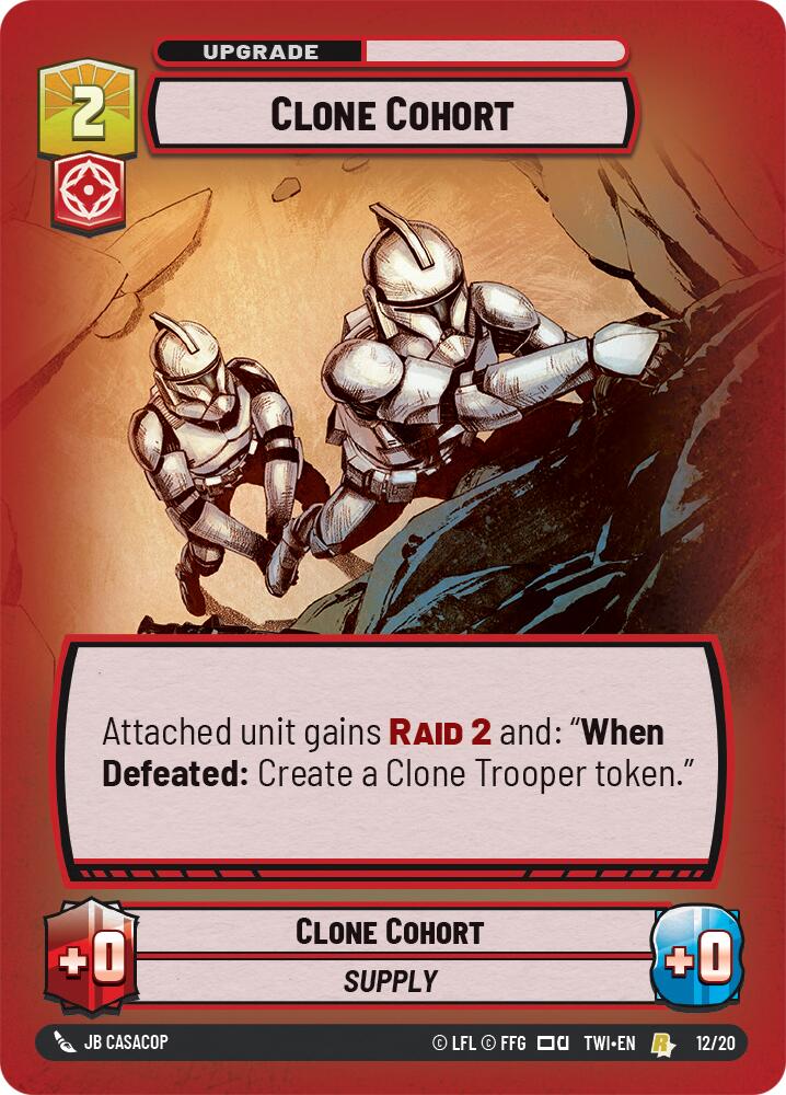 Clone Cohort (12/20) (12/20) [Twilight of the Republic: Weekly Play] | Eastridge Sports Cards & Games