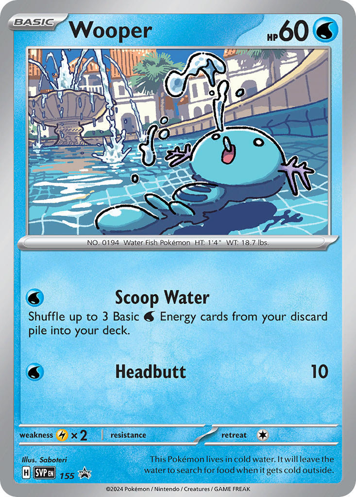 Wooper (155) [Scarlet & Violet: Black Star Promos] | Eastridge Sports Cards & Games