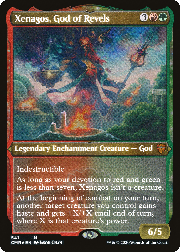 Xenagos, God of Revels (Foil Etched) [Commander Legends]