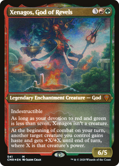 Xenagos, God of Revels (Foil Etched) [Commander Legends]