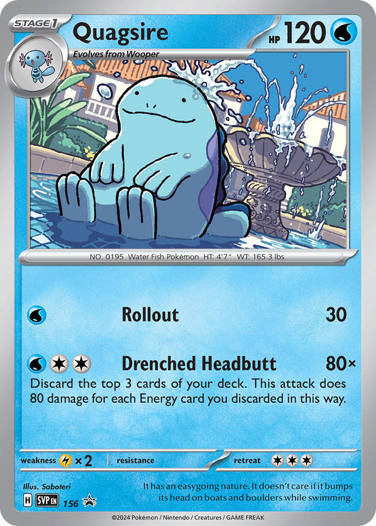 Quagsire (156) [Scarlet & Violet: Black Star Promos] | Eastridge Sports Cards & Games