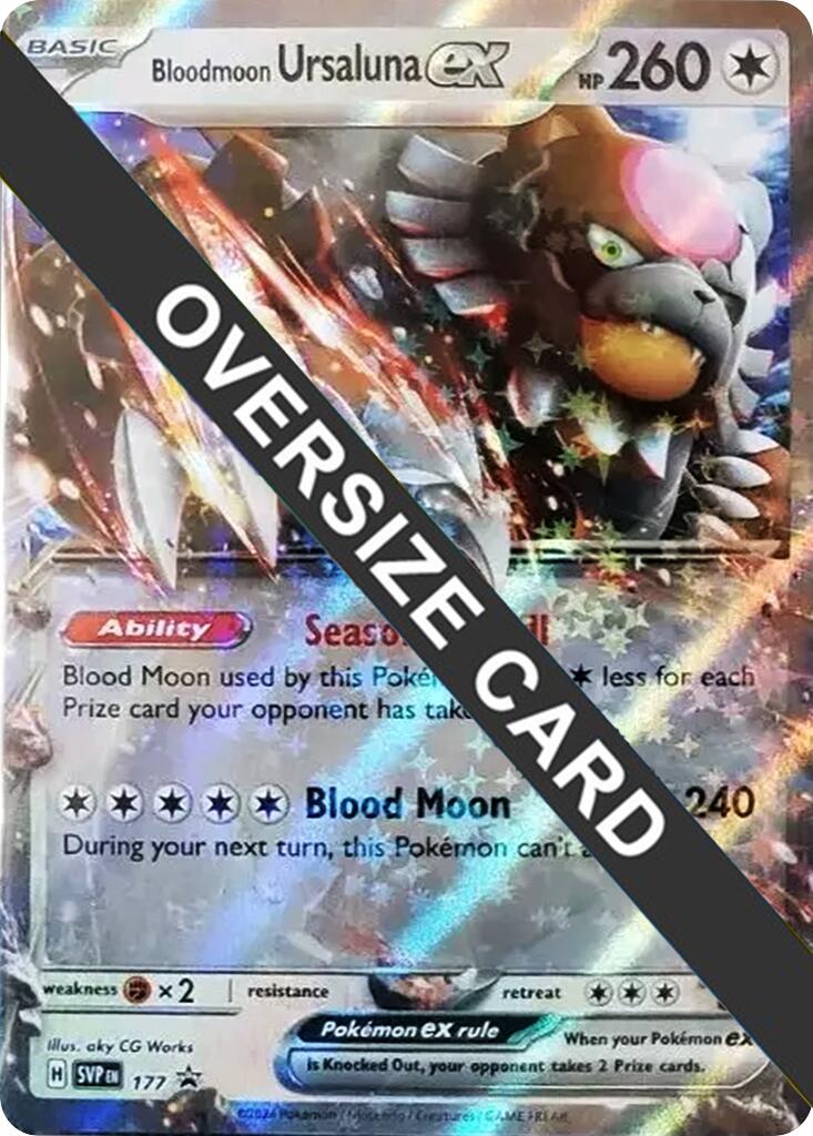 Bloodmoon Ursaluna ex (177) (Jumbo Card) [Scarlet & Violet: Black Star Promos] | Eastridge Sports Cards & Games