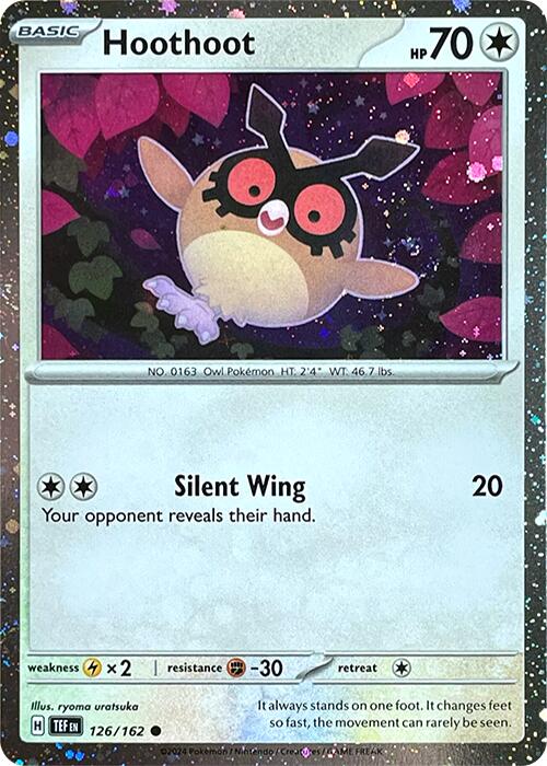 Hoothoot (126/162) (Cosmos Holo) [Scarlet & Violet: Black Star Promos] | Eastridge Sports Cards & Games
