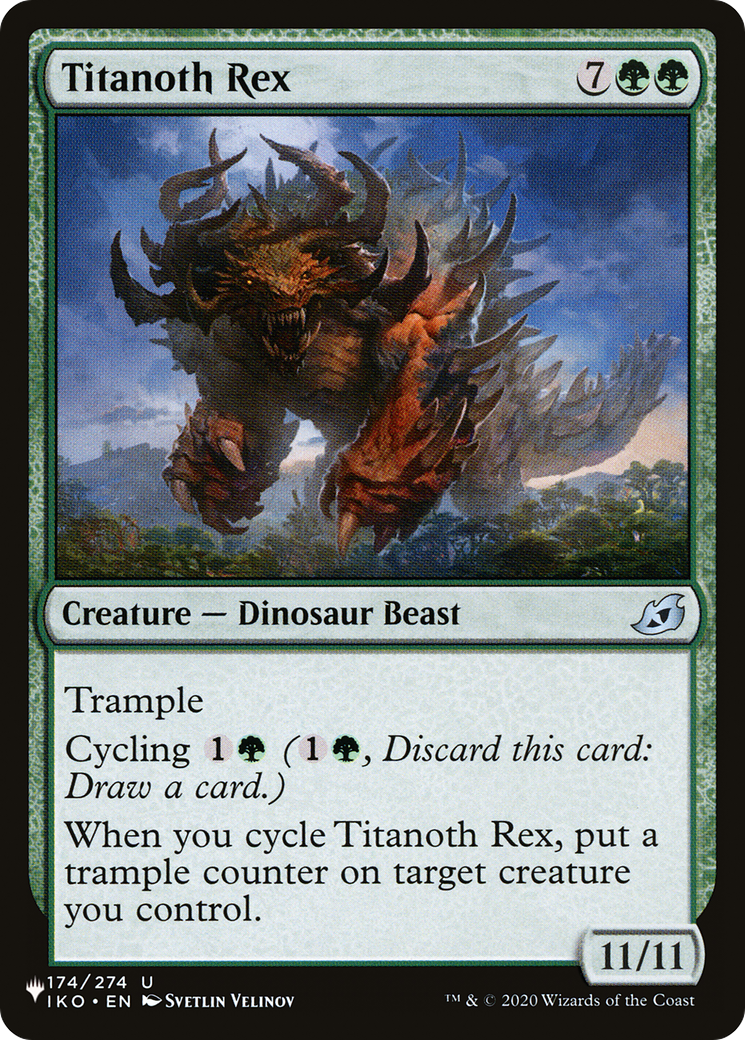 Titanoth Rex [The List] | Eastridge Sports Cards & Games