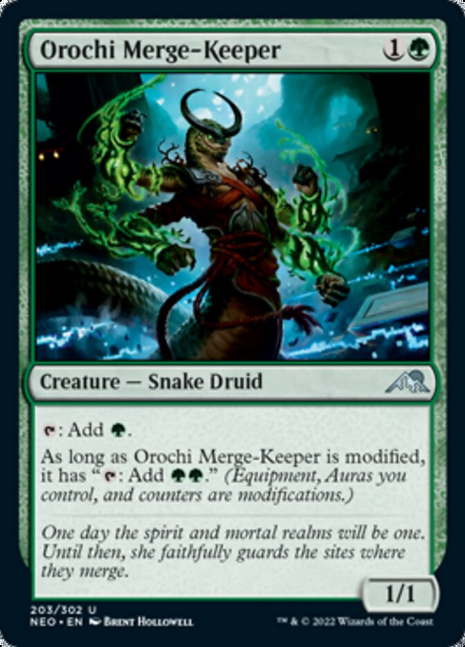 Orochi Merge-Keeper [Kamigawa: Neon Dynasty] | Eastridge Sports Cards & Games