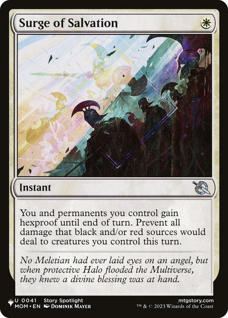 Surge of Salvation [The List] | Eastridge Sports Cards & Games