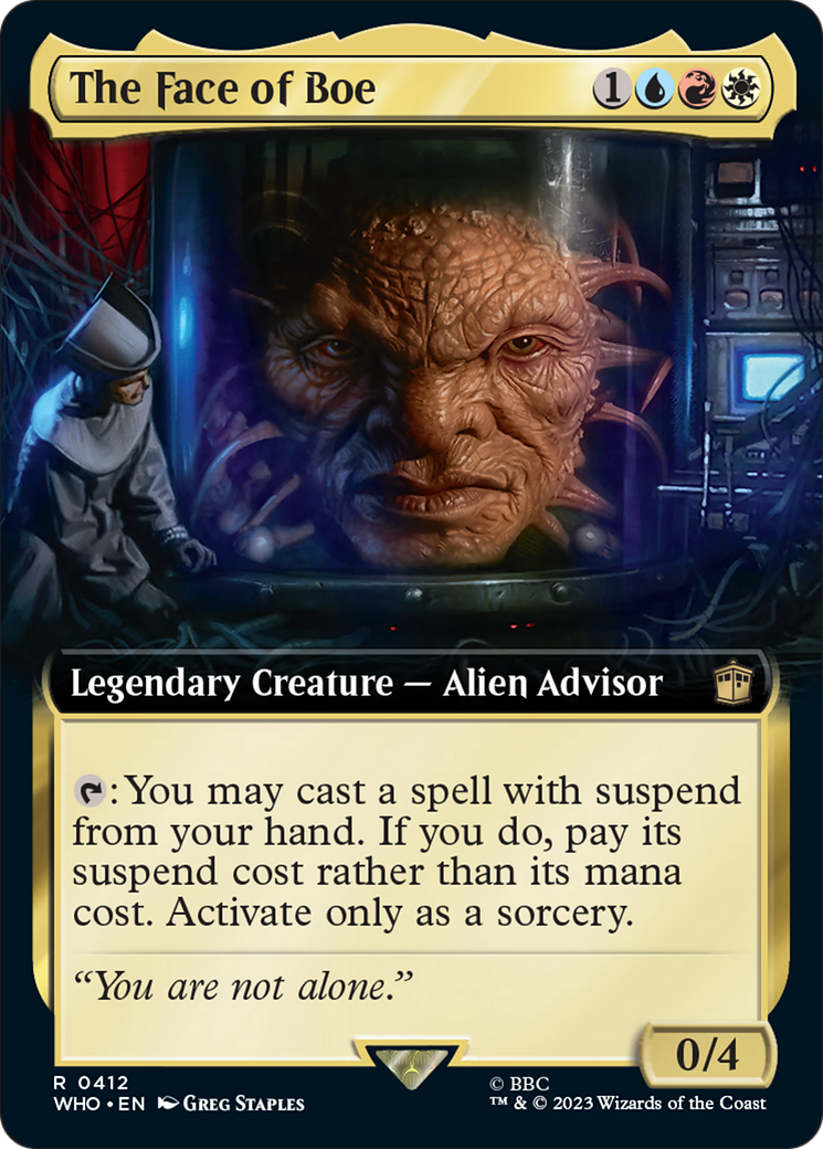 The Face of Boe (Extended Art) [Doctor Who] | Eastridge Sports Cards & Games