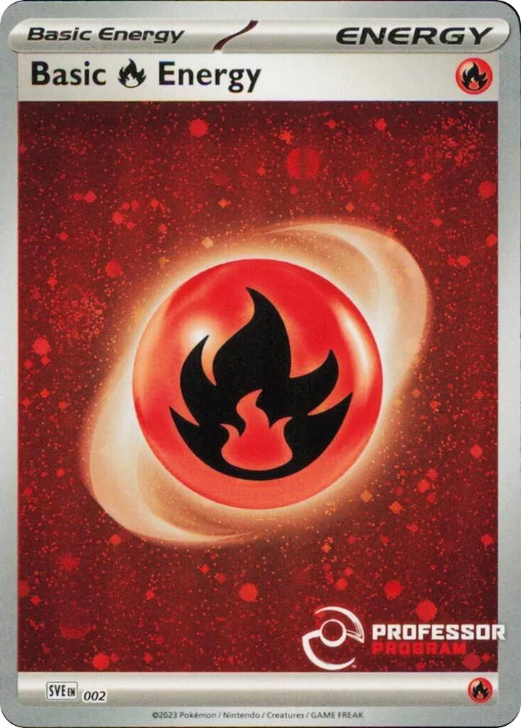 Fire Energy (002) (2023) [Professor Program Promos] | Eastridge Sports Cards & Games