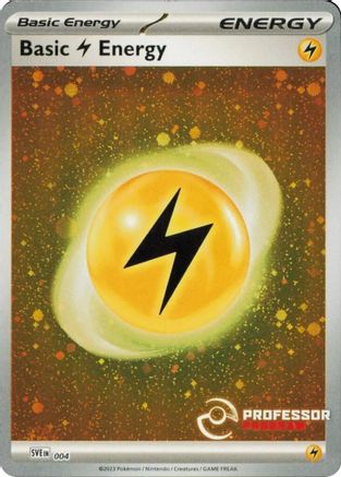 Lightning Energy (2023) 004  - Holofoil Professor Program Promos - Promo