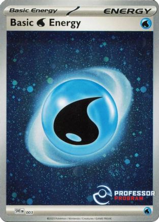 Water Energy (2023) (2023) 003  - Holofoil Professor Program Promos - Promo