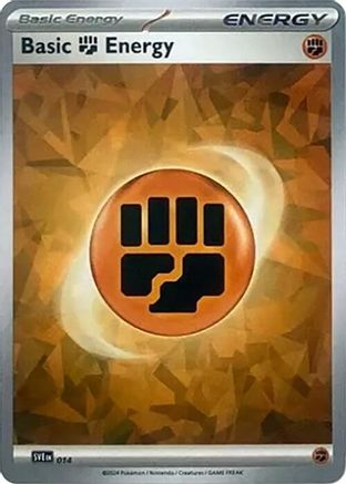 Basic Fighting Energy (014) (Cracked Ice Holo) [Scarlet & Violet: Stellar Crown] | Eastridge Sports Cards & Games