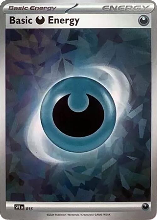 Basic Darkness Energy (015) (Cracked Ice Holo) [Scarlet & Violet: Stellar Crown] | Eastridge Sports Cards & Games