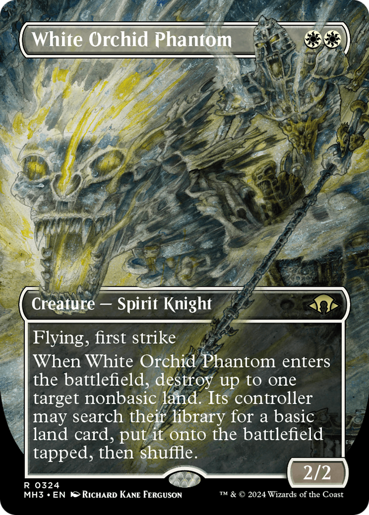 White Orchid Phantom (Borderless) [Modern Horizons 3] | Eastridge Sports Cards & Games