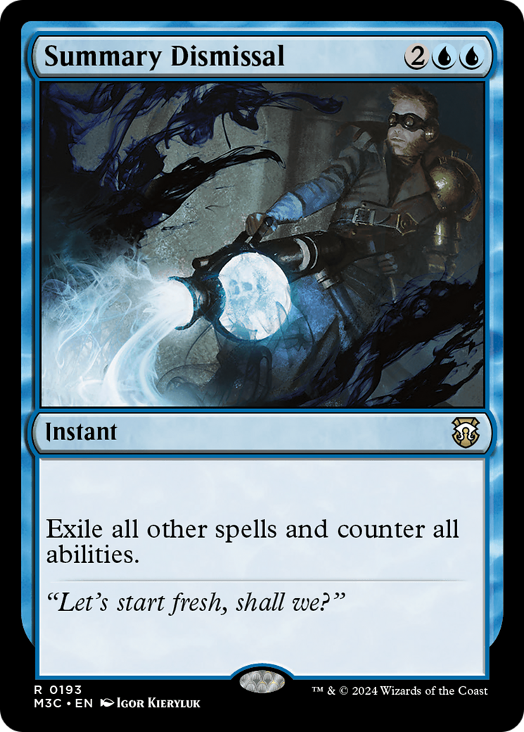 Summary Dismissal (Ripple Foil) [Modern Horizons 3 Commander] | Eastridge Sports Cards & Games