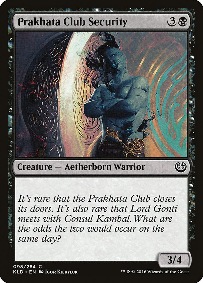 Prakhata Club Security [Kaladesh] | Eastridge Sports Cards & Games