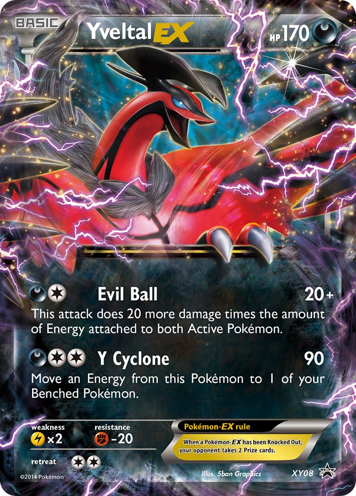 Yveltal EX (XY08) [XY: Black Star Promos] | Eastridge Sports Cards & Games