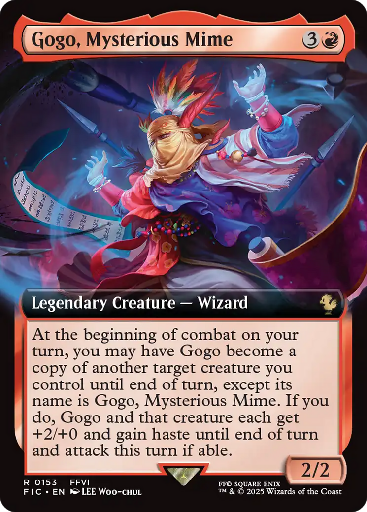 Gogo, Mysterious Mime (Extended Art) [FINAL FANTASY Commander] | Eastridge Sports Cards & Games