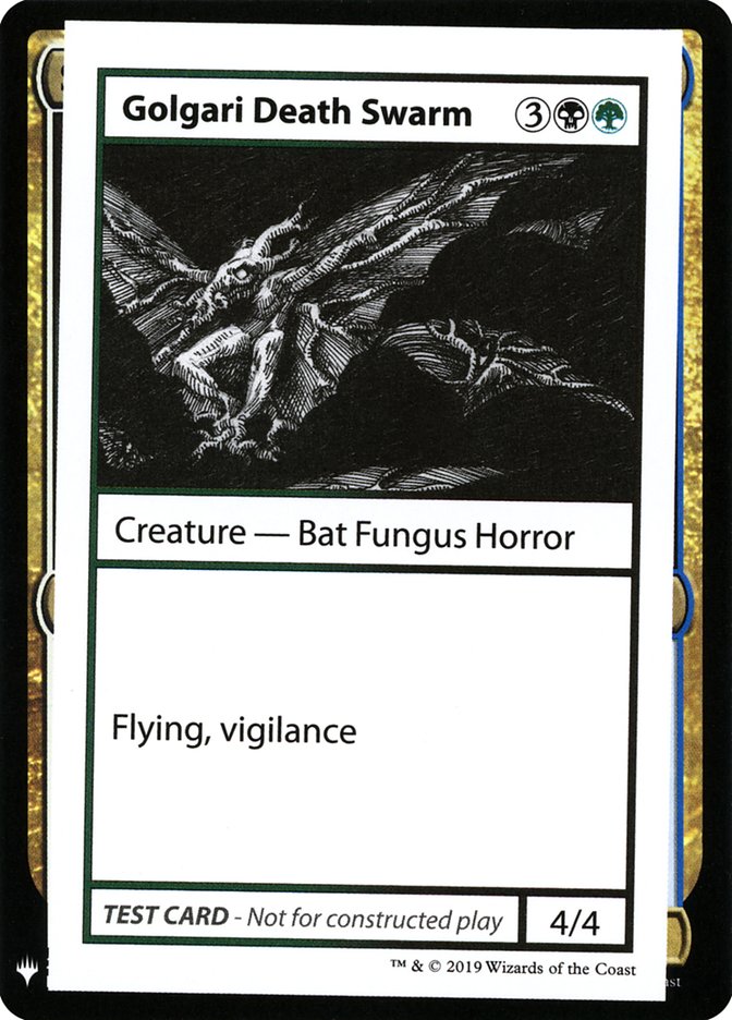 Golgari Death Swarm [Mystery Booster Playtest Cards] | Eastridge Sports Cards & Games