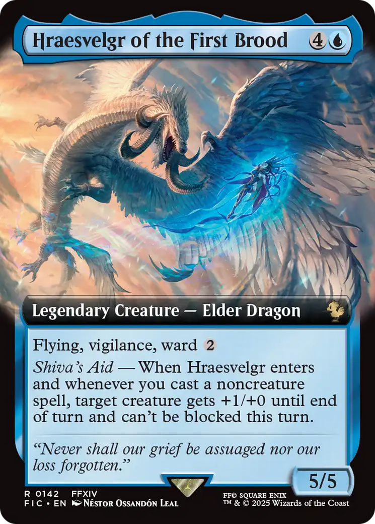Hraesvelgr of the First Brood (Extended Art) [FINAL FANTASY Commander] | Eastridge Sports Cards & Games