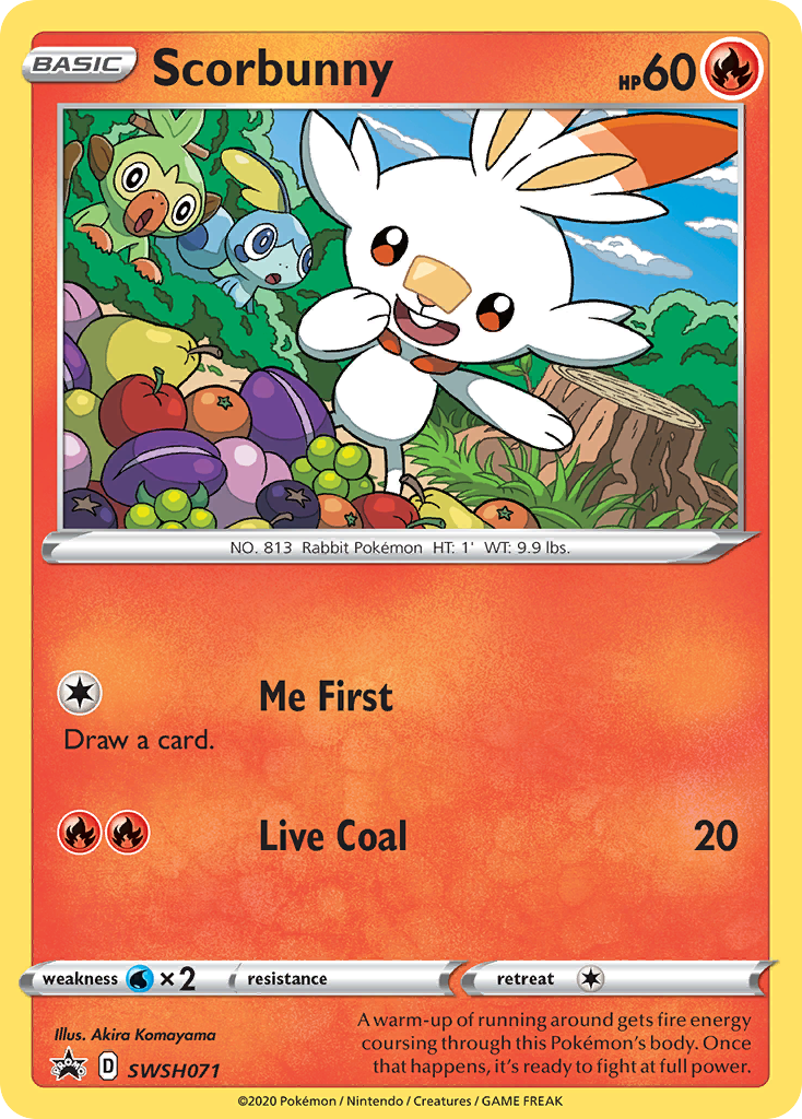 Scorbunny (SWSH071) [Sword & Shield: Black Star Promos] | Eastridge Sports Cards & Games