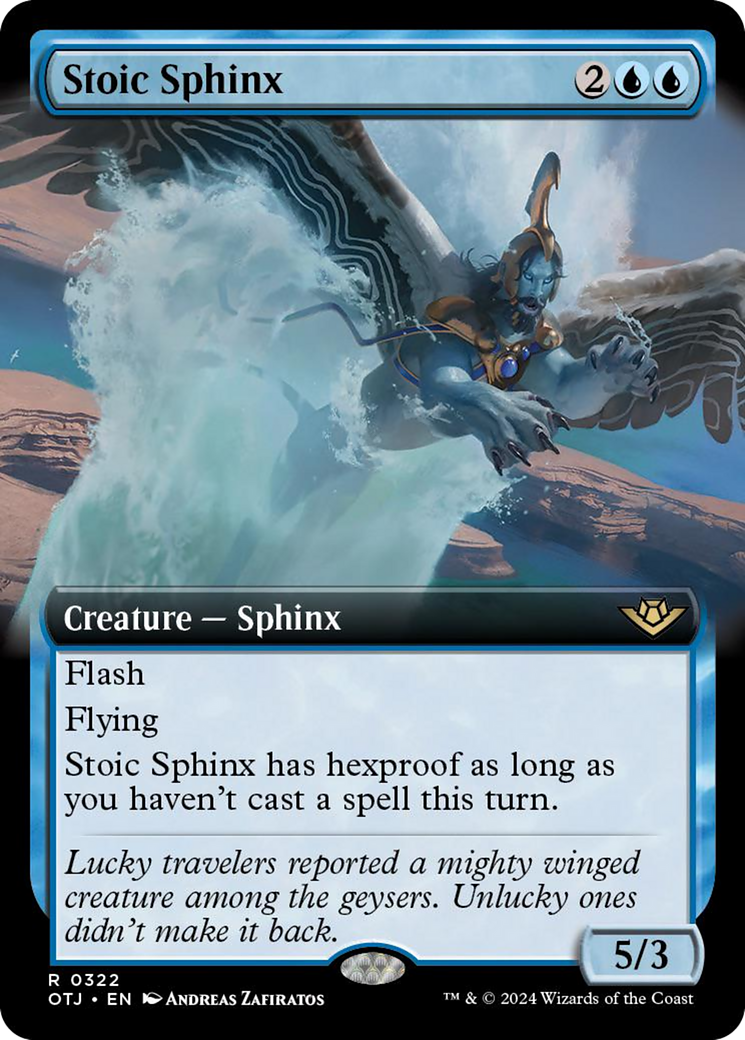 Stoic Sphinx (Extended Art) [Outlaws of Thunder Junction] | Eastridge Sports Cards & Games