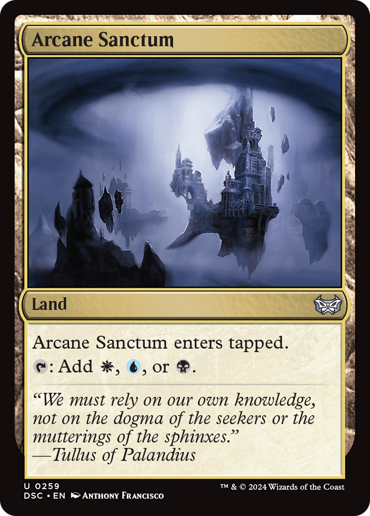 Arcane Sanctum [Duskmourn: House of Horror Commander] | Eastridge Sports Cards & Games