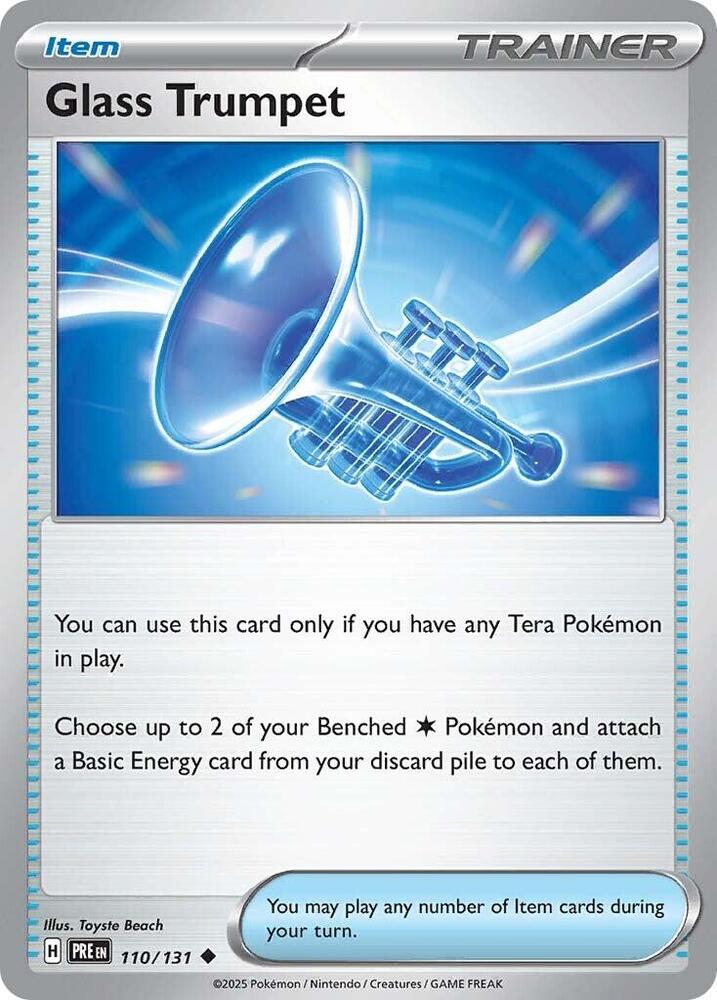 Glass Trumpet (110/131) [Scarlet & Violet: Prismatic Evolutions] | Eastridge Sports Cards & Games