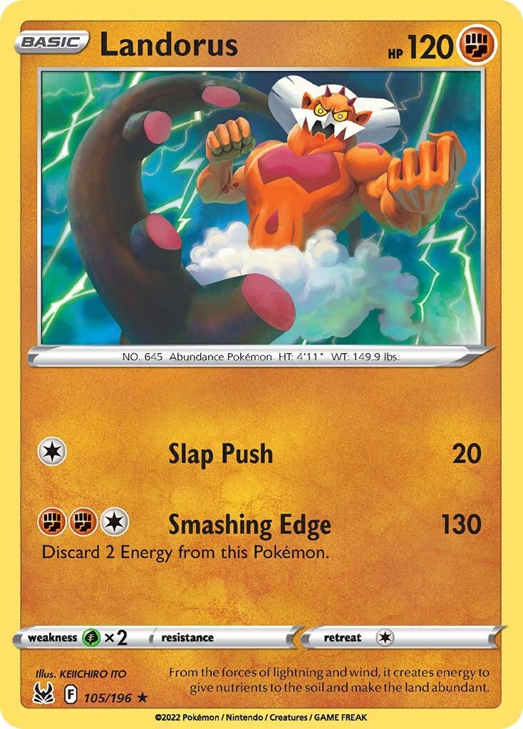 Landorus (105/196) [Sword & Shield: Lost Origin] | Eastridge Sports Cards & Games