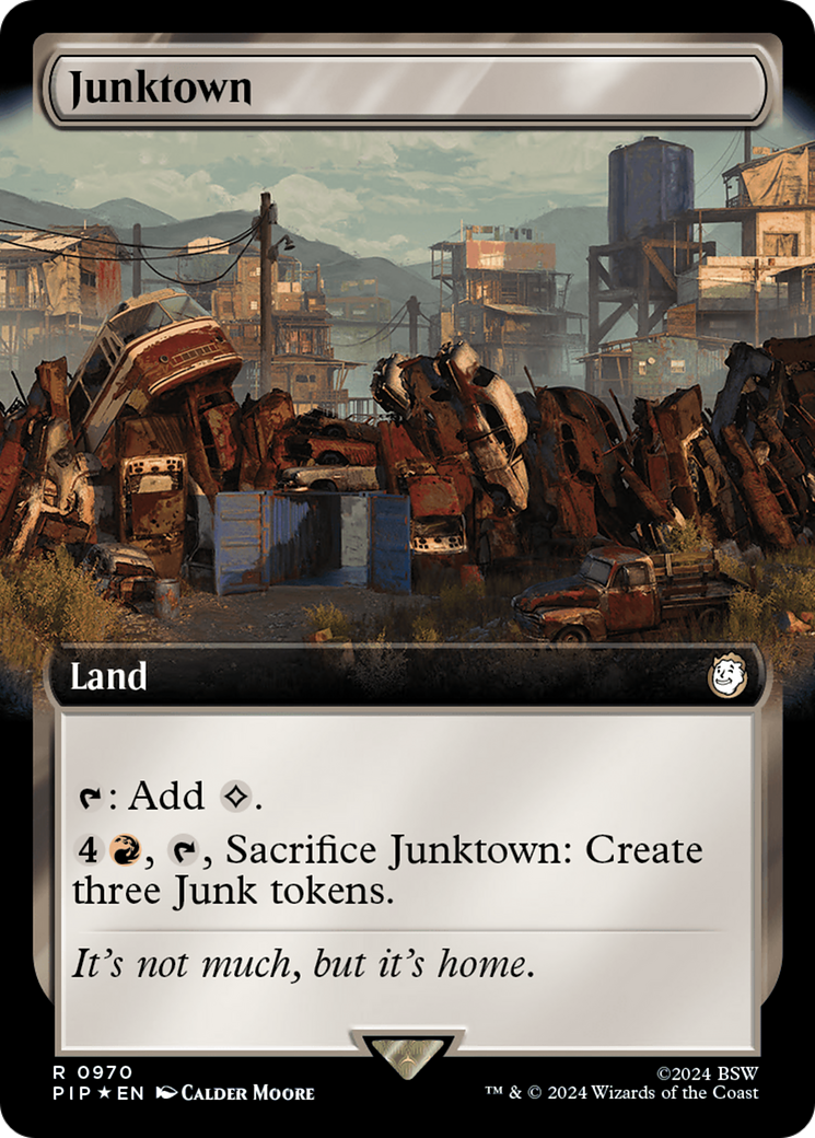 Junktown (Extended Art) (Surge Foil) [Fallout] | Eastridge Sports Cards & Games