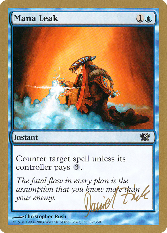 Mana Leak (Daniel Zink) [World Championship Decks 2003] | Eastridge Sports Cards & Games