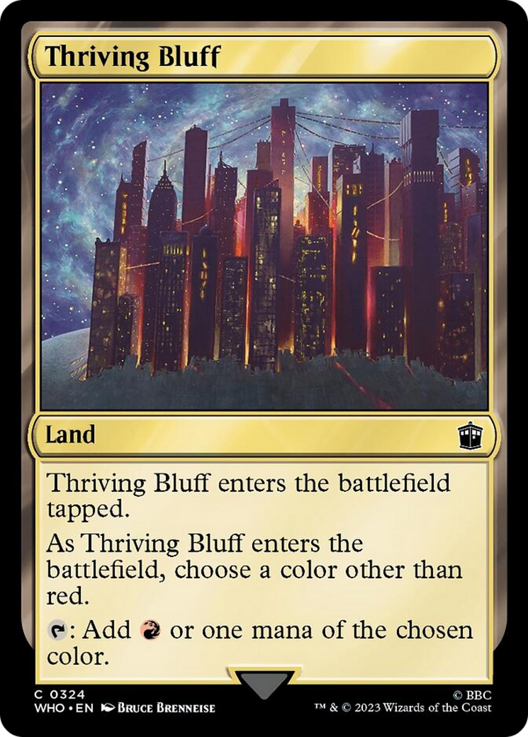 Thriving Bluff [Doctor Who] | Eastridge Sports Cards & Games