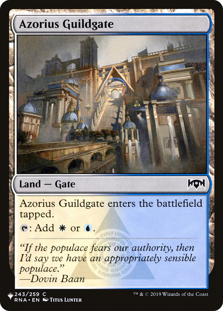 Azorius Guildgate [The List] | Eastridge Sports Cards & Games